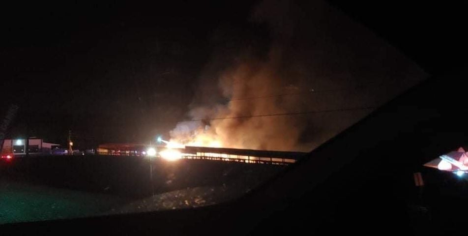 Tri Cities Flea Market Fire